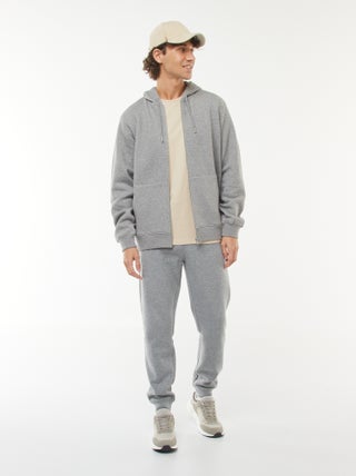 Pantaloni joggers in tessuto felpato caldo