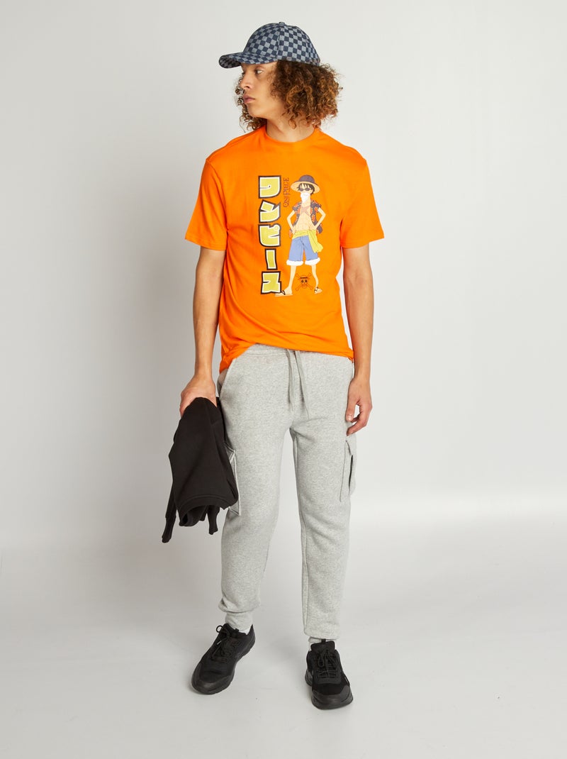Pantaloni joggers in tessuto felpato GRIGIO - Kiabi