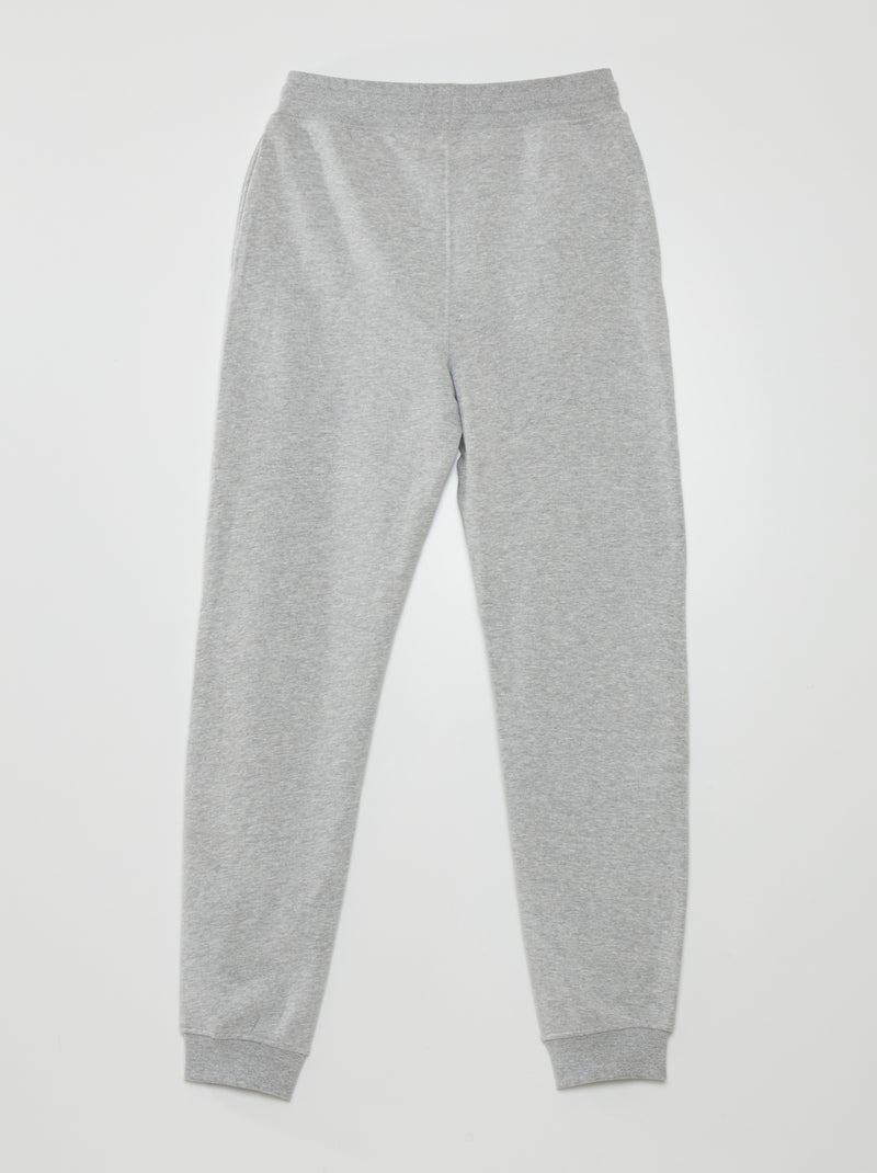 Pantaloni joggers in tessuto felpato GRIGIO - Kiabi