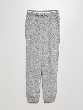 Pantaloni joggers in tessuto felpato