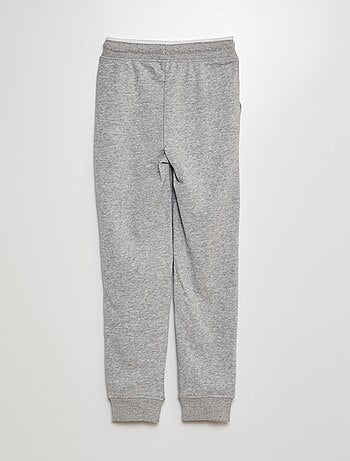 Pantaloni joggers in tessuto felpato