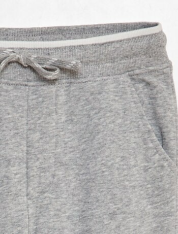 Pantaloni joggers in tessuto felpato