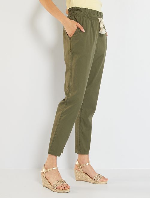 Pantaloni joggers - KAKI - Kiabi - 15.00€