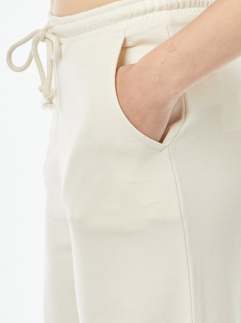 Pantaloni joggers larghi Beige - Kiabi
