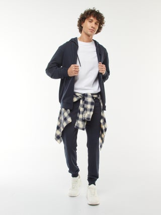 Pantaloni joggers leggeri tinta unita