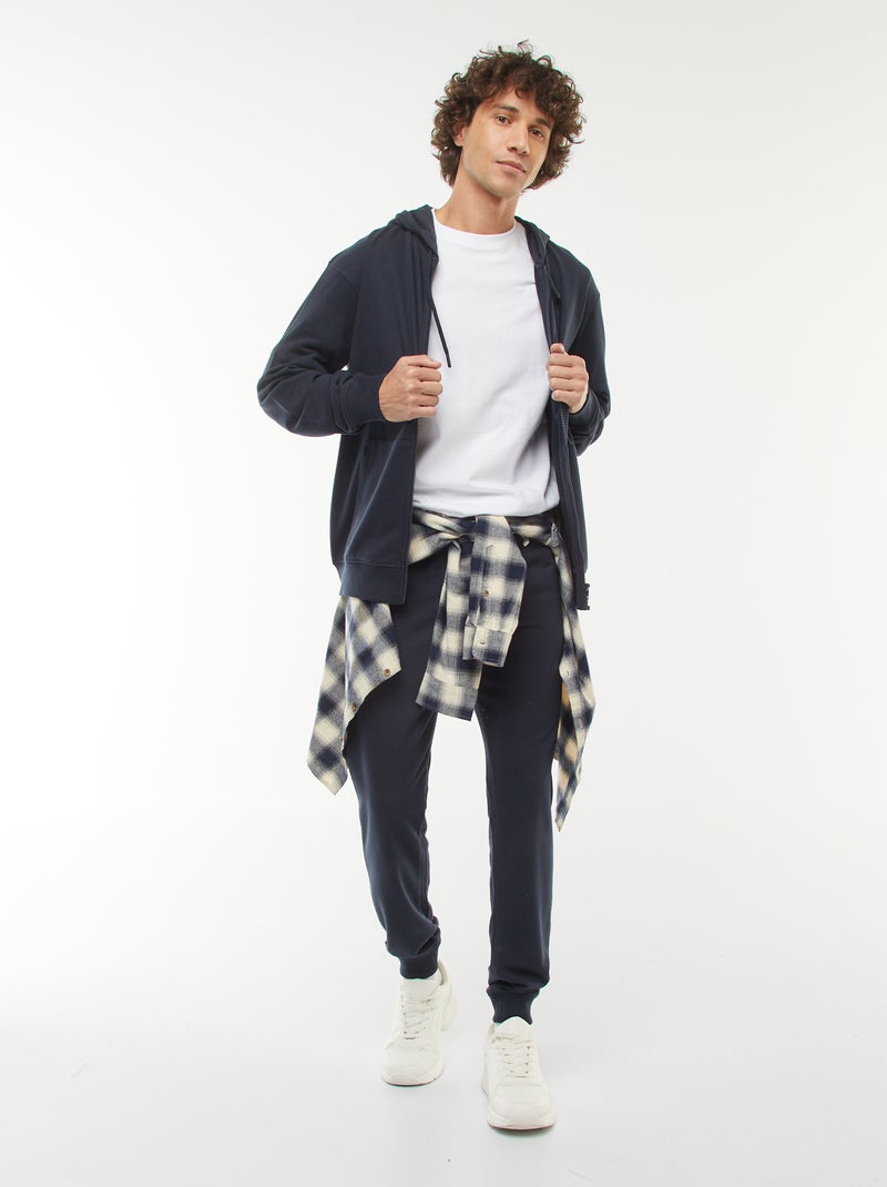 Pantaloni joggers leggeri tinta unita Blu - Kiabi