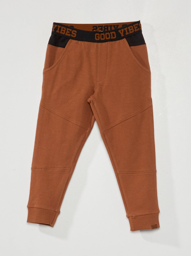 Pantaloni joggers MARRONE - Kiabi