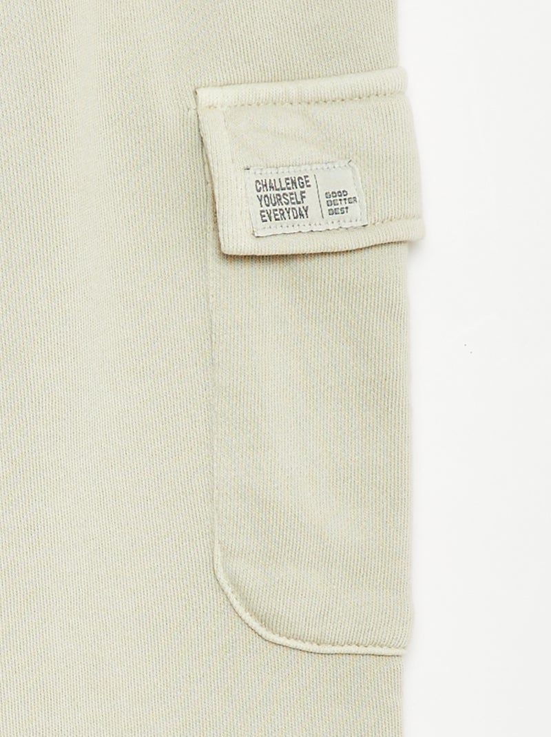 Pantaloni joggers multiasche BEIGE - Kiabi