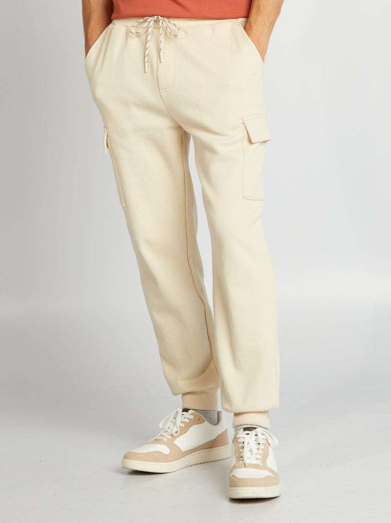 Pantaloni joggers multitasche BEIGE - Kiabi