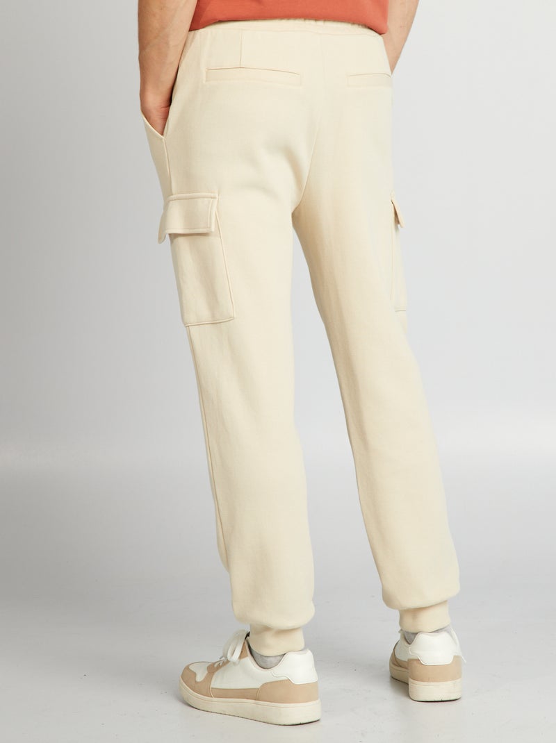 Pantaloni joggers multitasche BEIGE - Kiabi