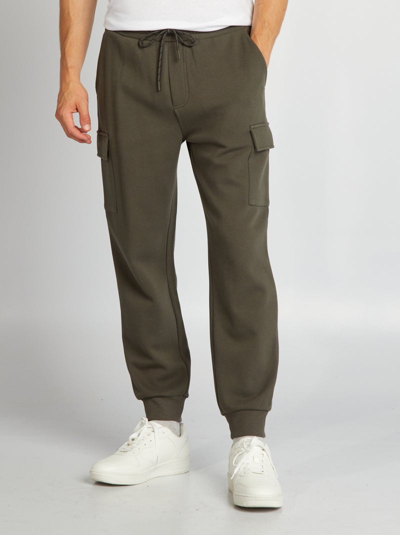 Pantaloni joggers multitasche KAKI - Kiabi