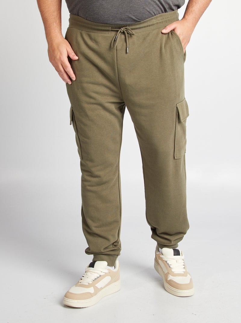 Pantaloni joggers multitasche KAKI - Kiabi