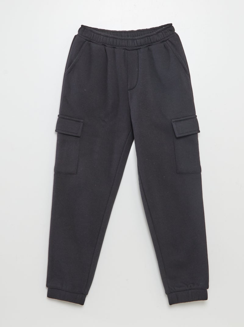 Pantaloni joggers multitasche nero - Kiabi