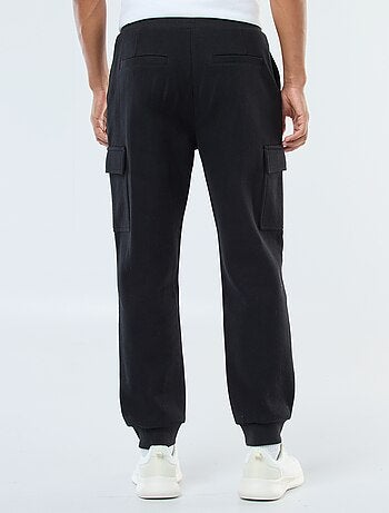 Pantaloni joggers multitasche tinta unita