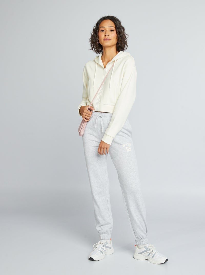 Pantaloni joggers 'New York' GRIGIO - Kiabi