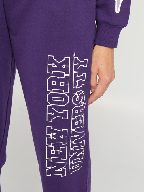 Pantaloni joggers 'New-York University' - Kiabi