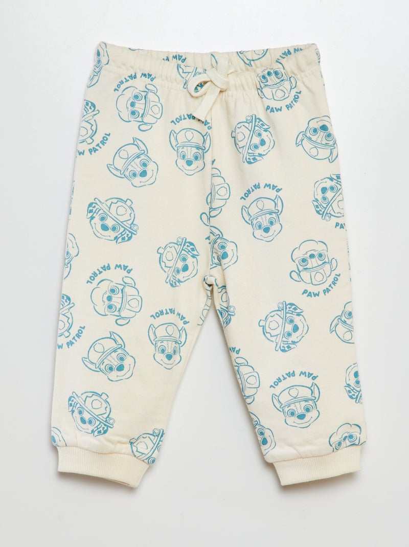 Pantaloni joggers 'Paw Patrol' BIANCO - Kiabi