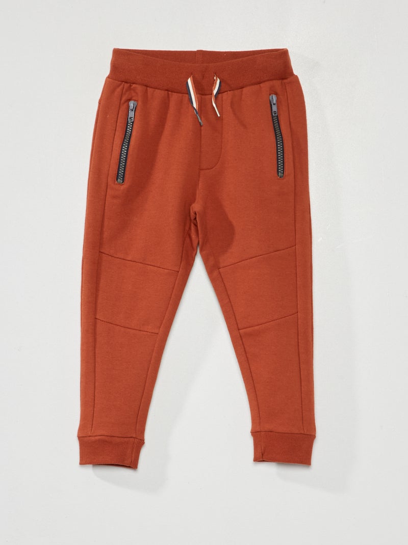 Pantaloni joggers rosso mattone - Kiabi