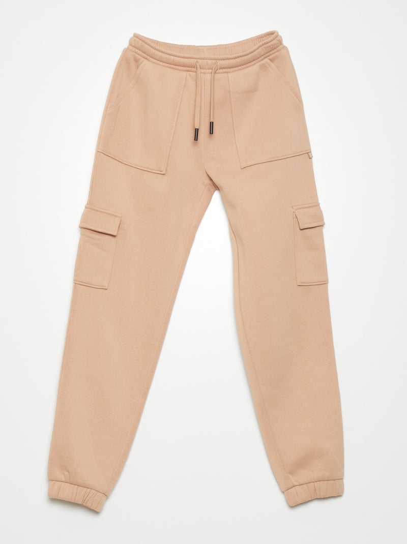 Pantaloni joggers taglio cargo BEIGE - Kiabi