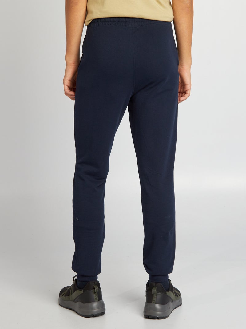 Pantaloni joggers tinta unita blu - Kiabi