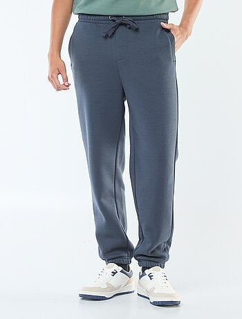Pantaloni joggers tinta unita con cordoncini da stringere in vita