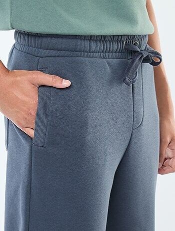 Pantaloni joggers tinta unita con cordoncini da stringere in vita