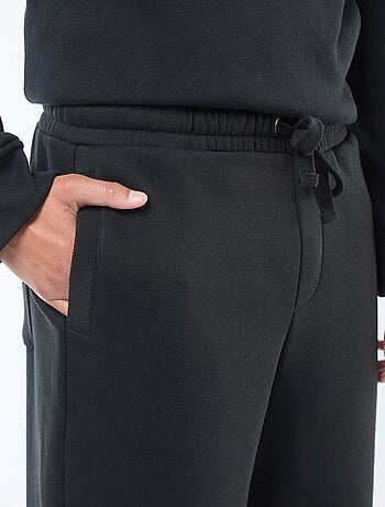 Pantaloni joggers tinta unita con cordoncini da stringere in vita