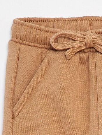 Pantaloni joggers tinta unita con tasche grandi