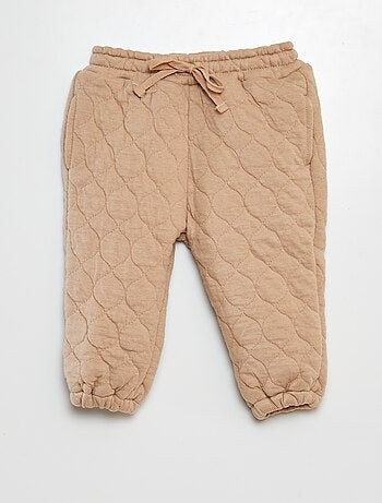 Pantaloni joggers trapuntati e imbottiti