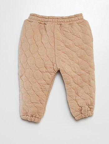 Pantaloni joggers trapuntati e imbottiti