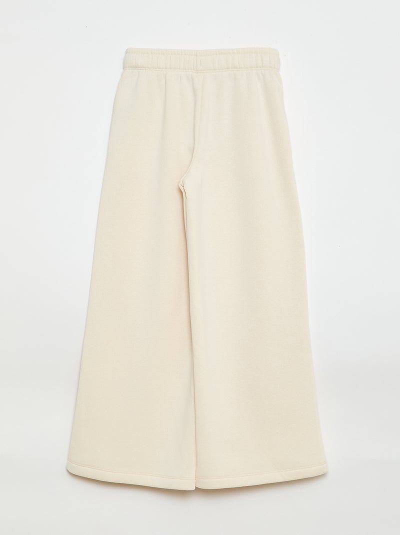 Pantaloni jogging ampi Bianco - Kiabi