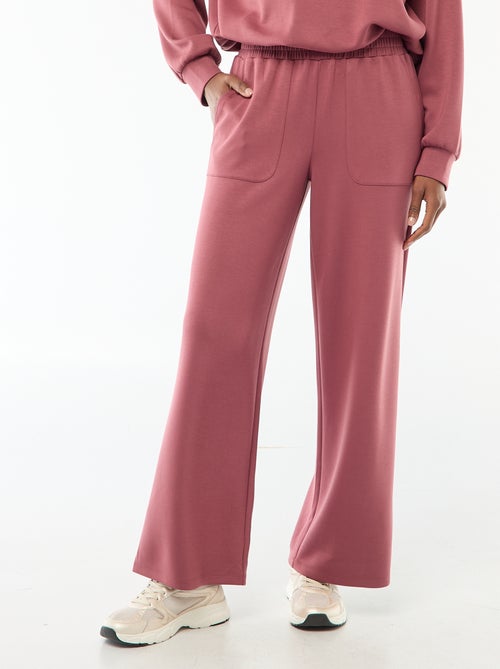 Pantaloni jogging ampi in maglia morbida - Kiabi