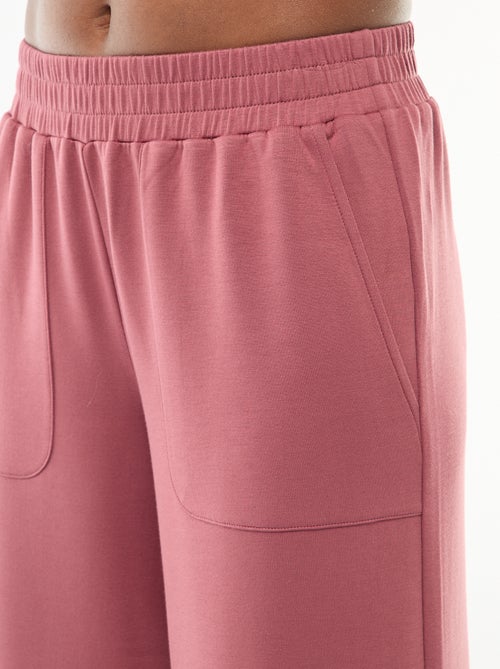 Pantaloni jogging ampi in maglia morbida - Kiabi