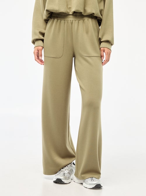 Pantaloni jogging ampi in maglia morbida - Kiabi