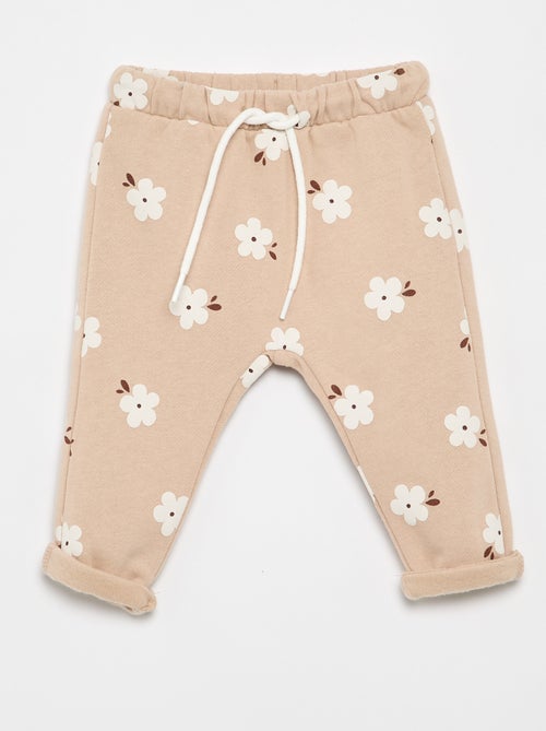 Pantaloni jogging con motivo - Kiabi