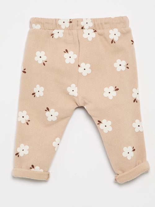 Pantaloni jogging con motivo - Kiabi