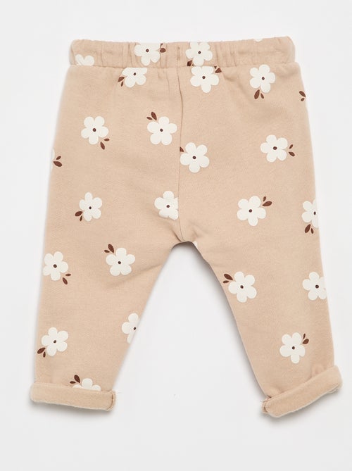 Pantaloni jogging con motivo - Kiabi