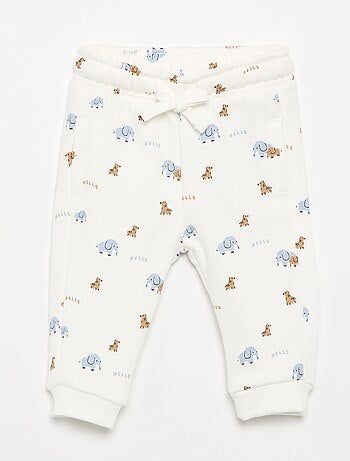 Pantaloni jogging con motivo
