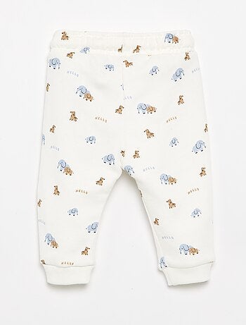 Pantaloni jogging con motivo