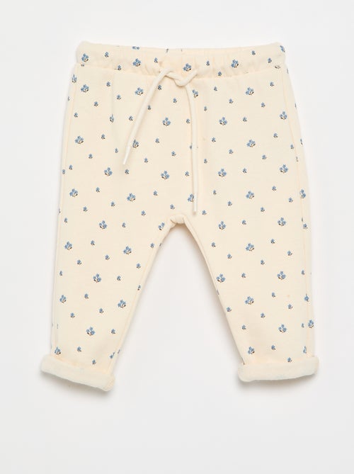 Pantaloni jogging con motivo - Kiabi