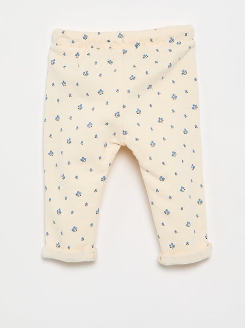 Pantaloni jogging con motivo - Kiabi
