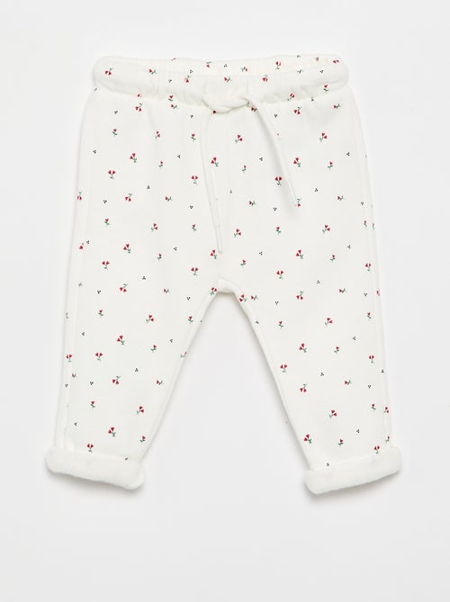 Pantaloni jogging con motivo - Kiabi
