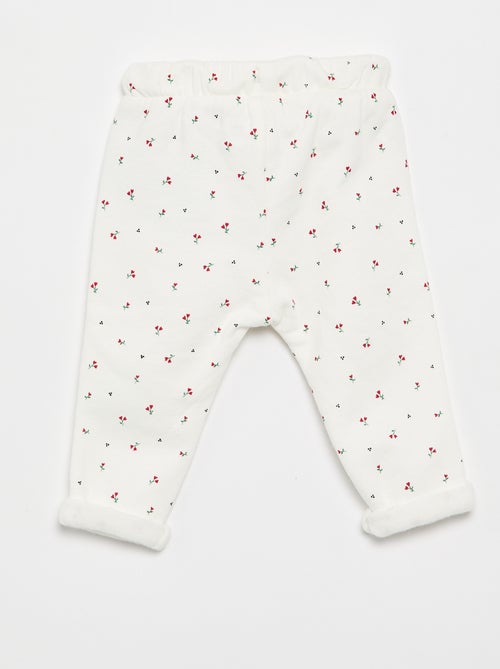 Pantaloni jogging con motivo - Kiabi