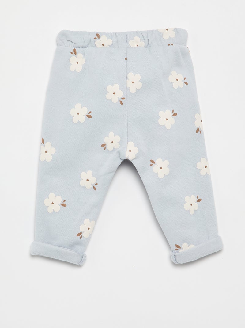 Pantaloni jogging con motivo Blu - Kiabi