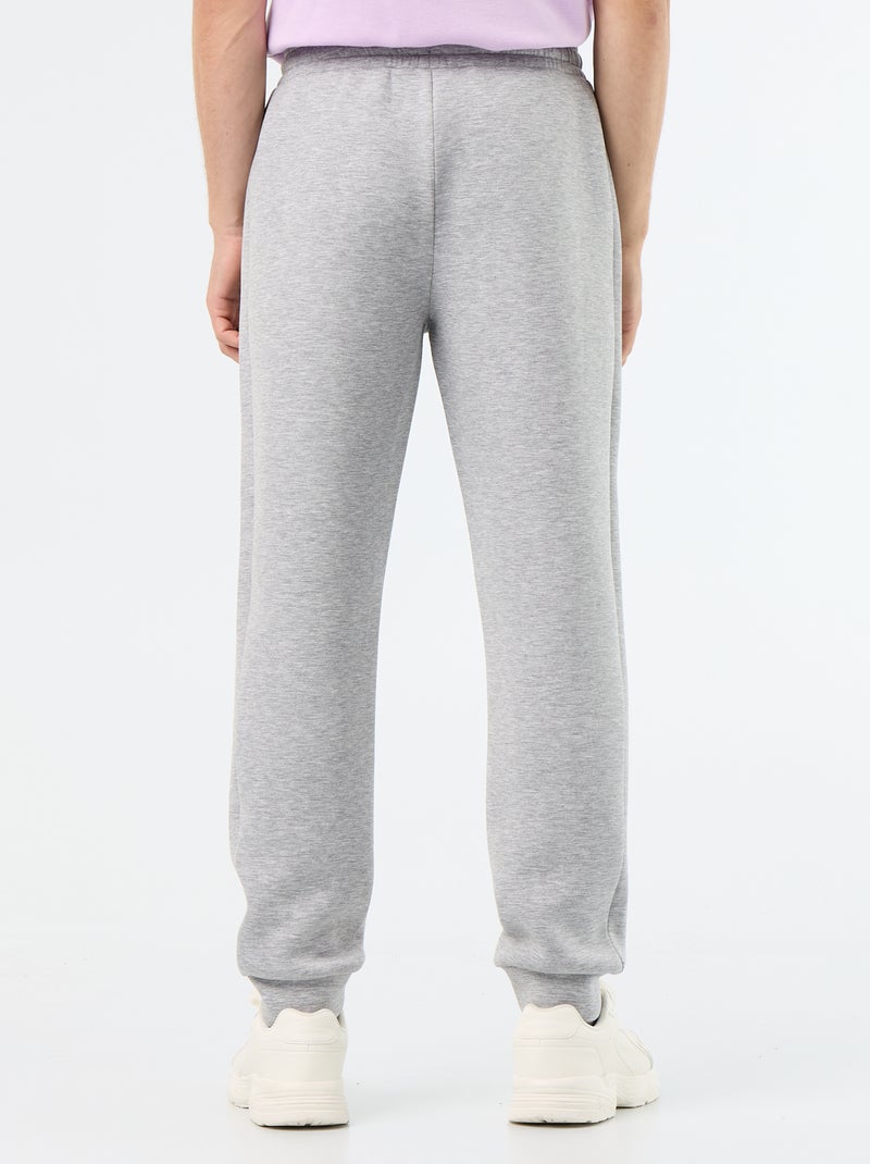 Pantaloni jogging con tasche con zip Grigio - Kiabi