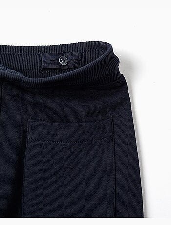 Pantaloni jogging in cotone con coulisse e tasche