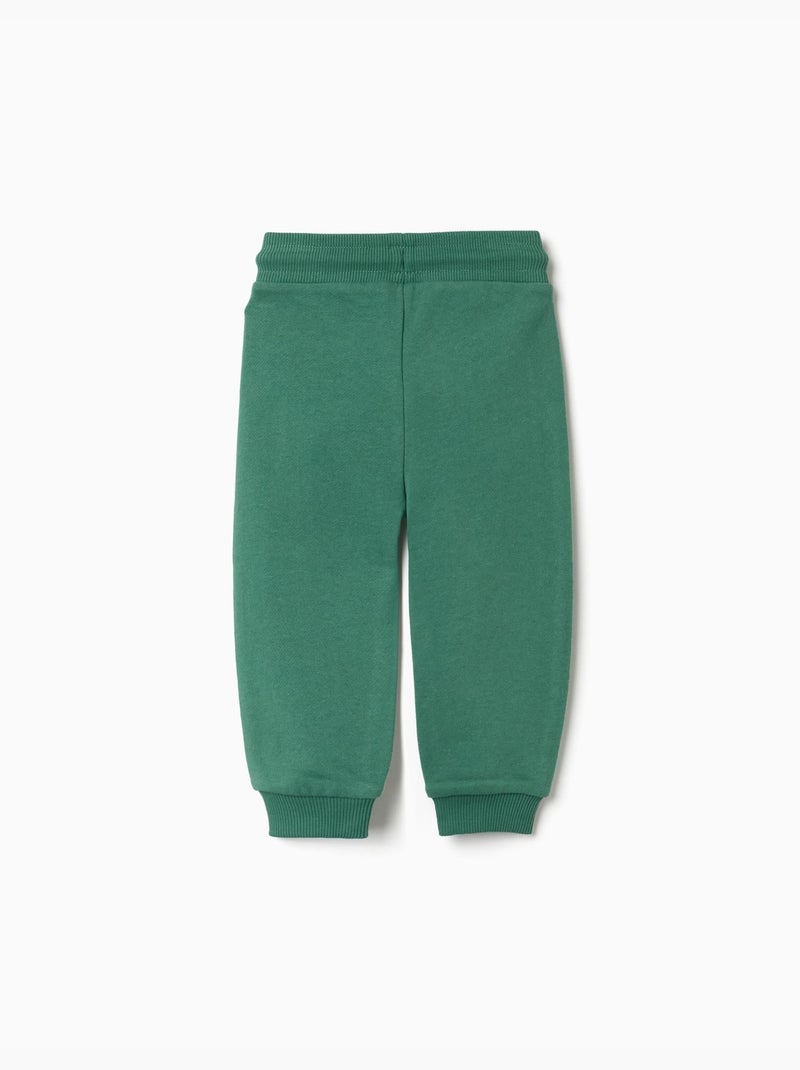 Pantaloni jogging in cotone con stampa art Verde - Kiabi