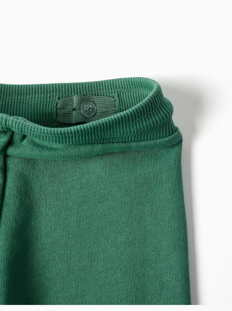 Pantaloni jogging in cotone con stampa art Verde - Kiabi
