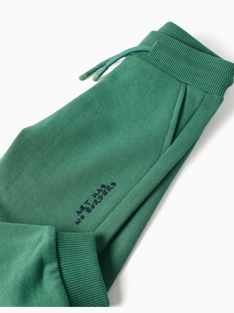 Pantaloni jogging in cotone con stampa art Verde - Kiabi