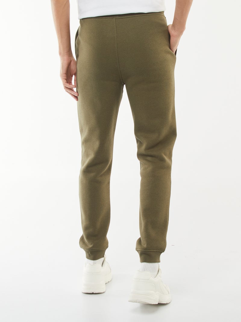 Pantaloni jogging in felpa calda Kaki - Kiabi